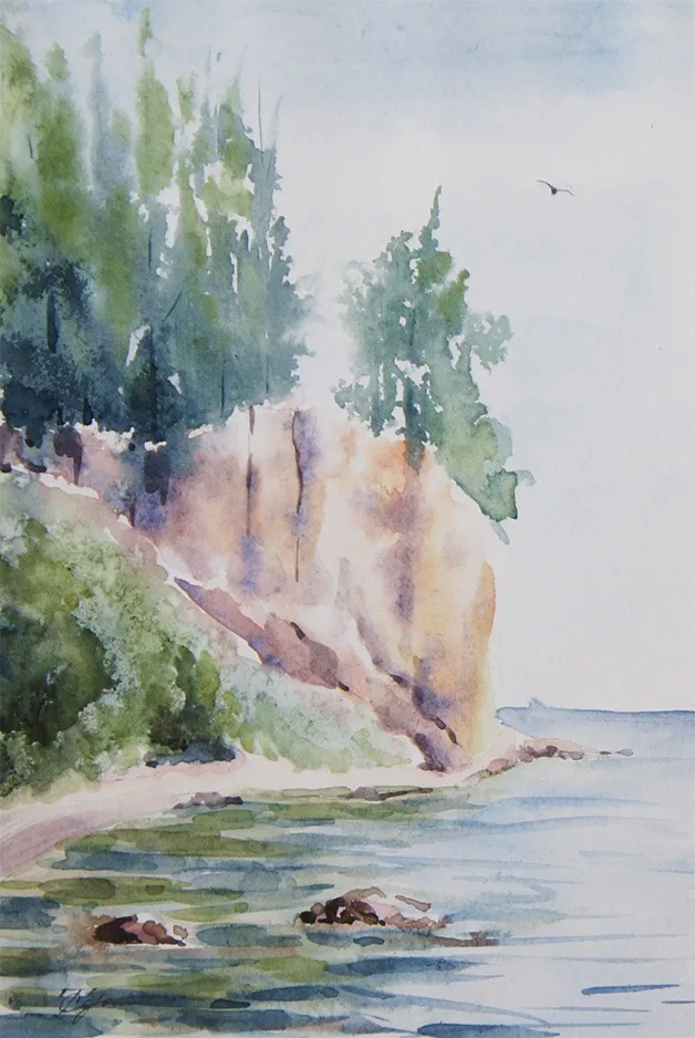 Картина «Берег» — Татьяна Сазонова, Пейзаж, аукцион Artstore