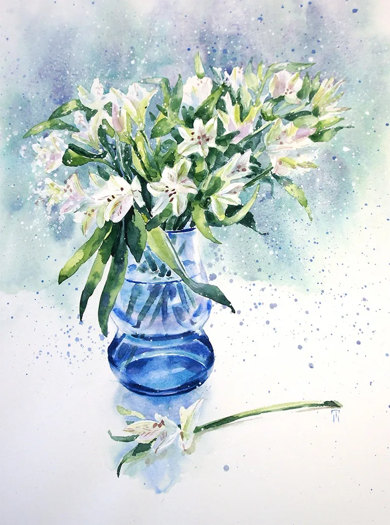 Картина «Белые брызги.» — Татьяна Сазонова, Натюрморт, аукцион Artstore