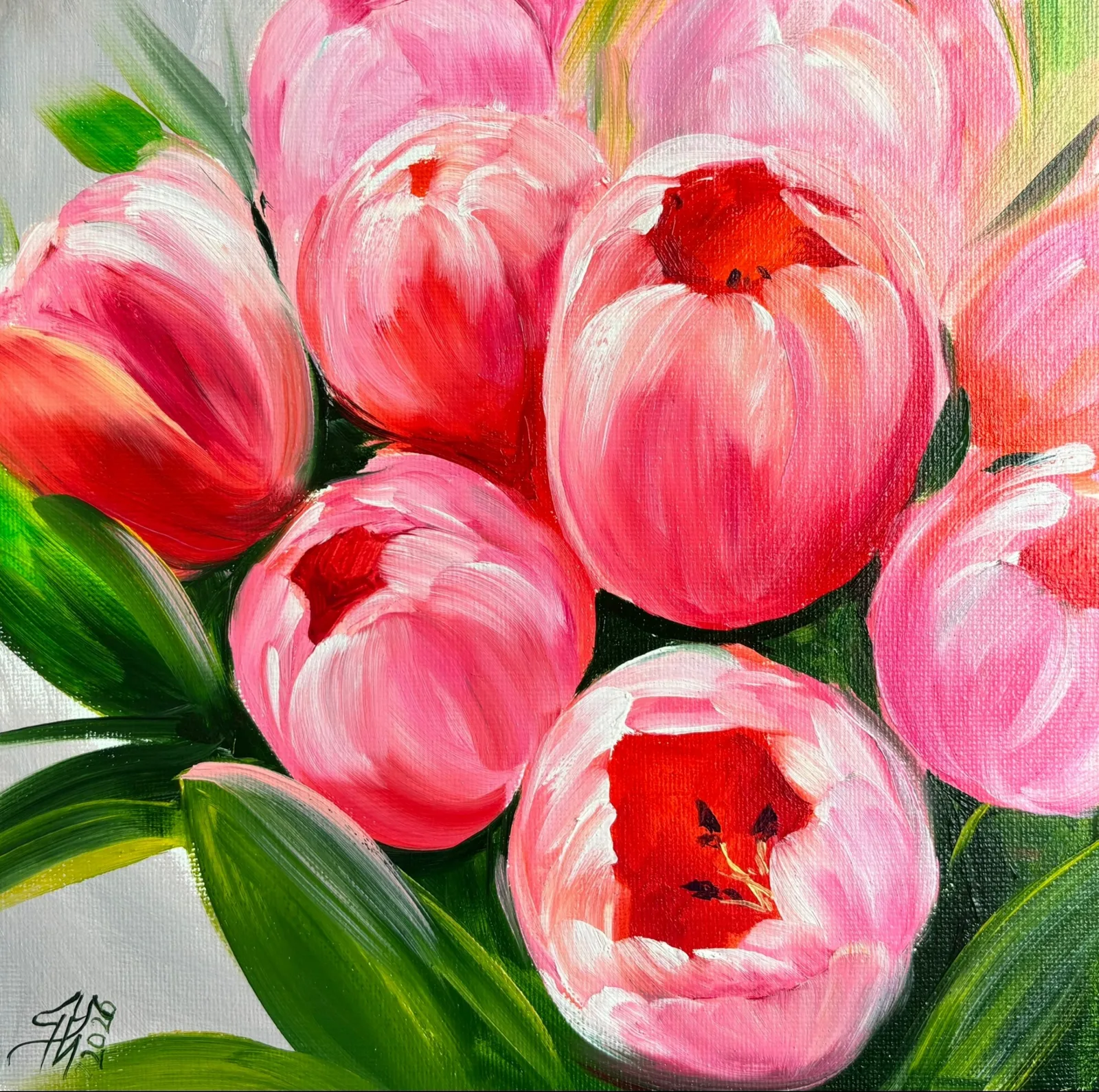 Картина «Весенний букет» — Татьяна Устьянцева, Натюрморт, аукцион Artstore