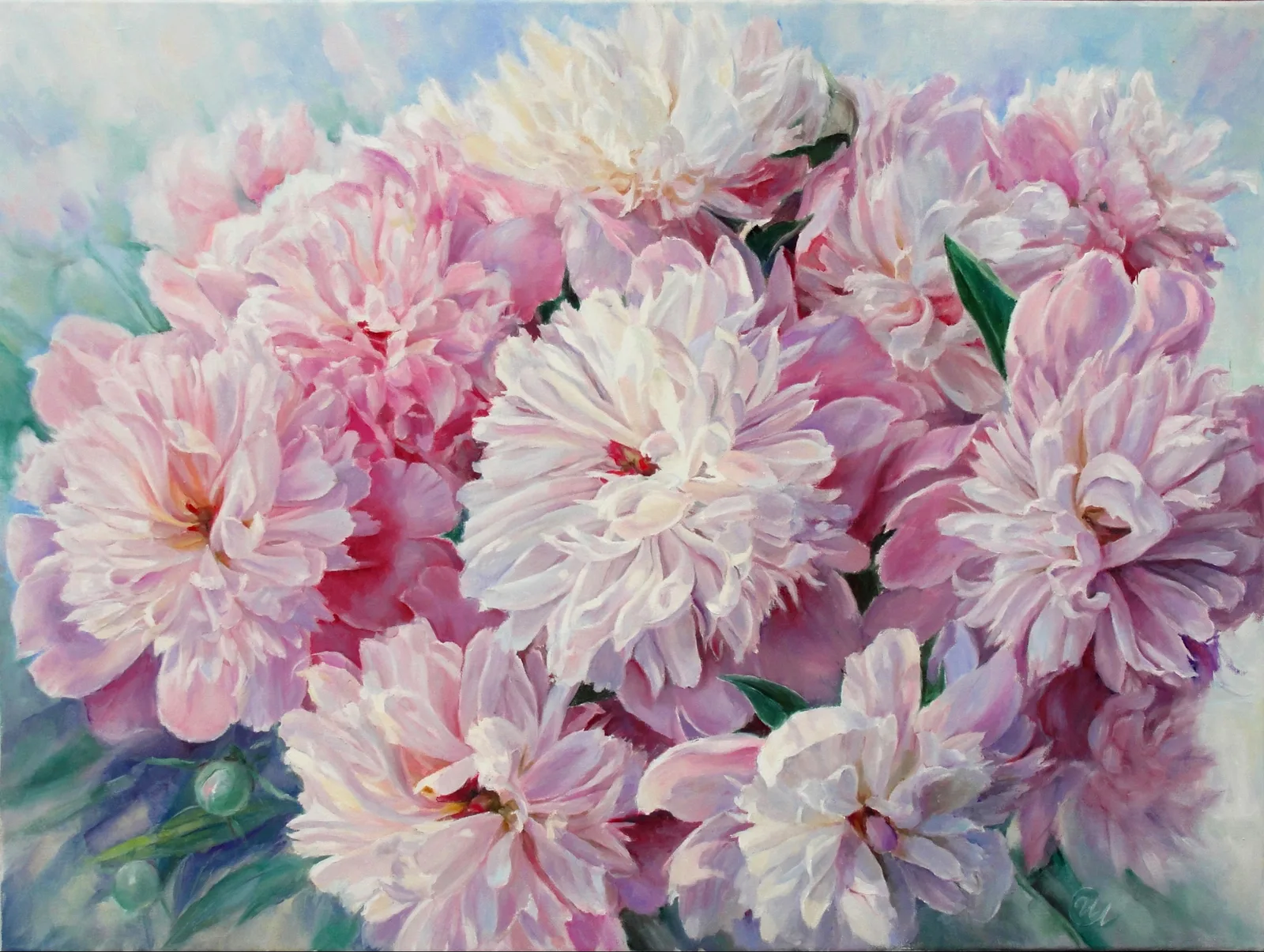 Картина «Пионы» — Ирина Литвинова, Другое, аукцион Artstore