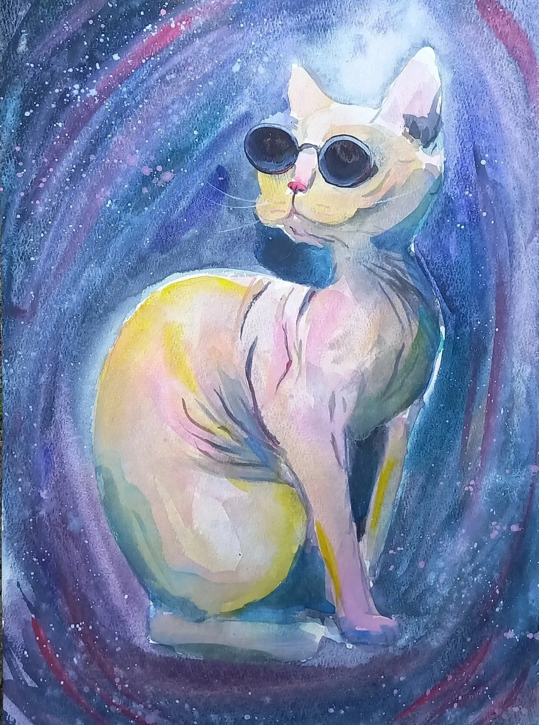 Space (космос), сфинкс, кот