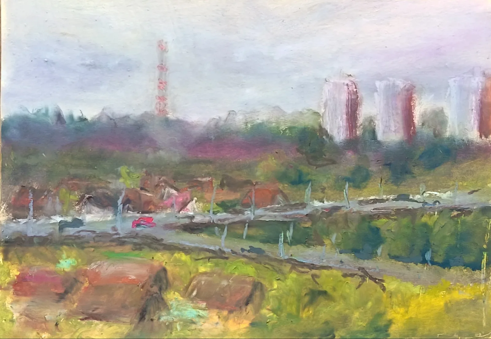 Пленэр г. Могилев, 15*20 см.