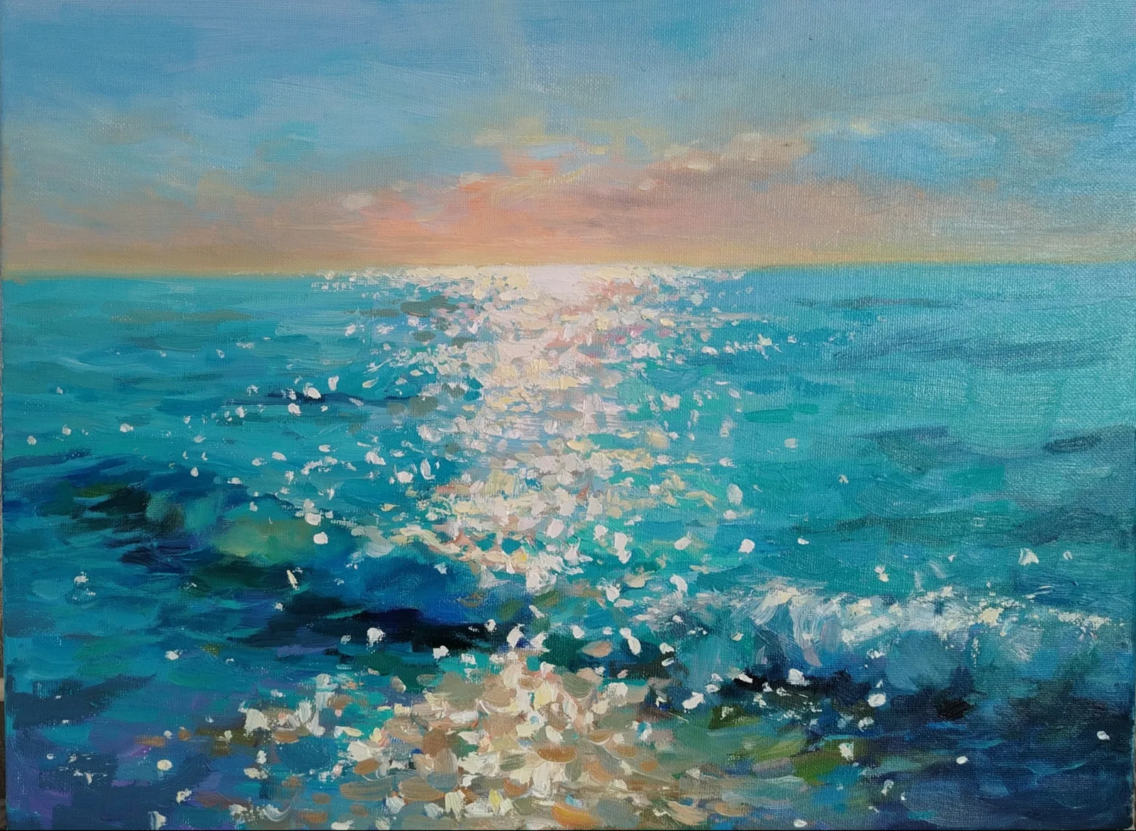 Картина «Блики» — Юлия Барсова, Пейзаж, аукцион Artstore