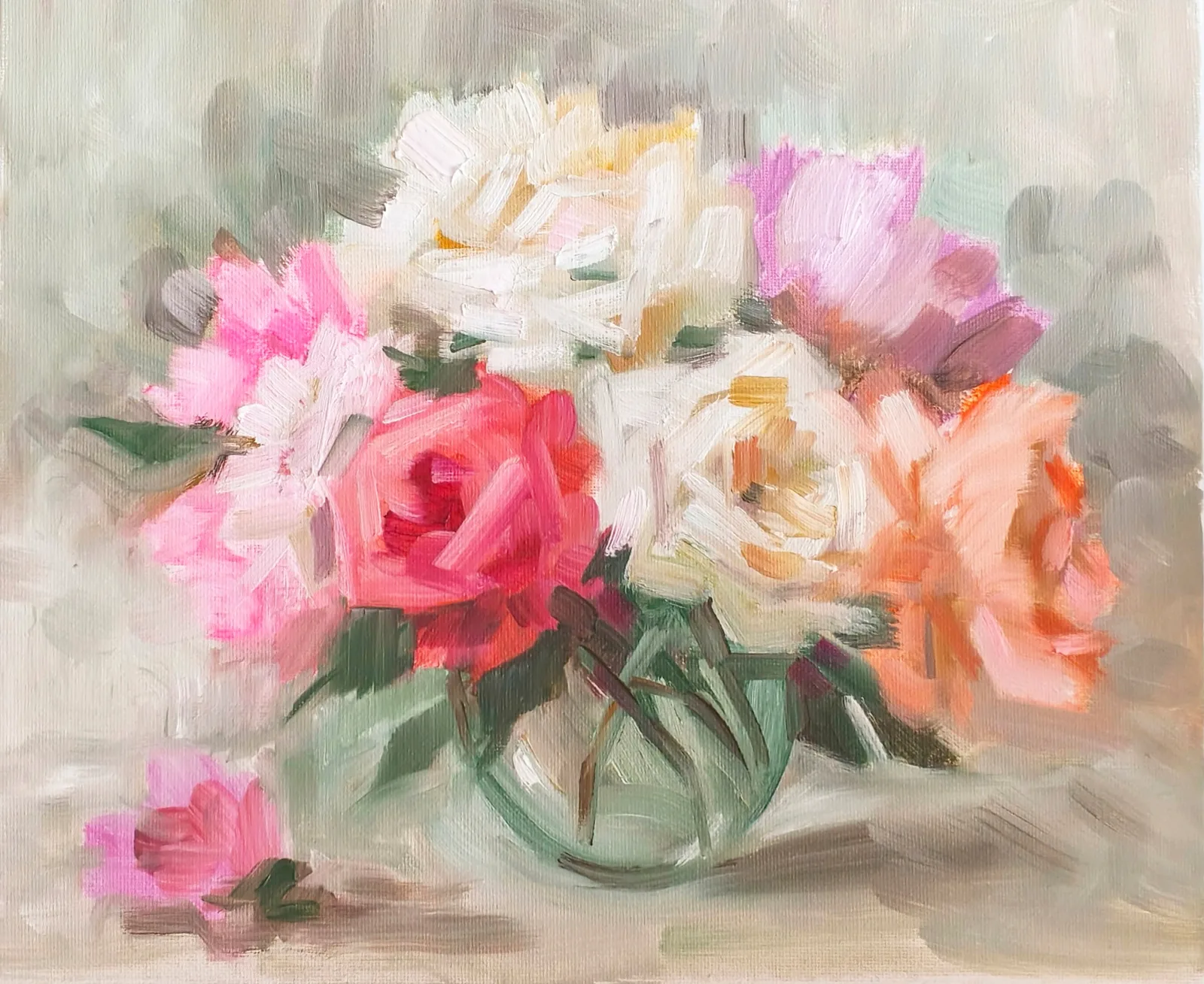 Картина «Розы» — Ольга Игнатьева, Натюрморт, аукцион Artstore