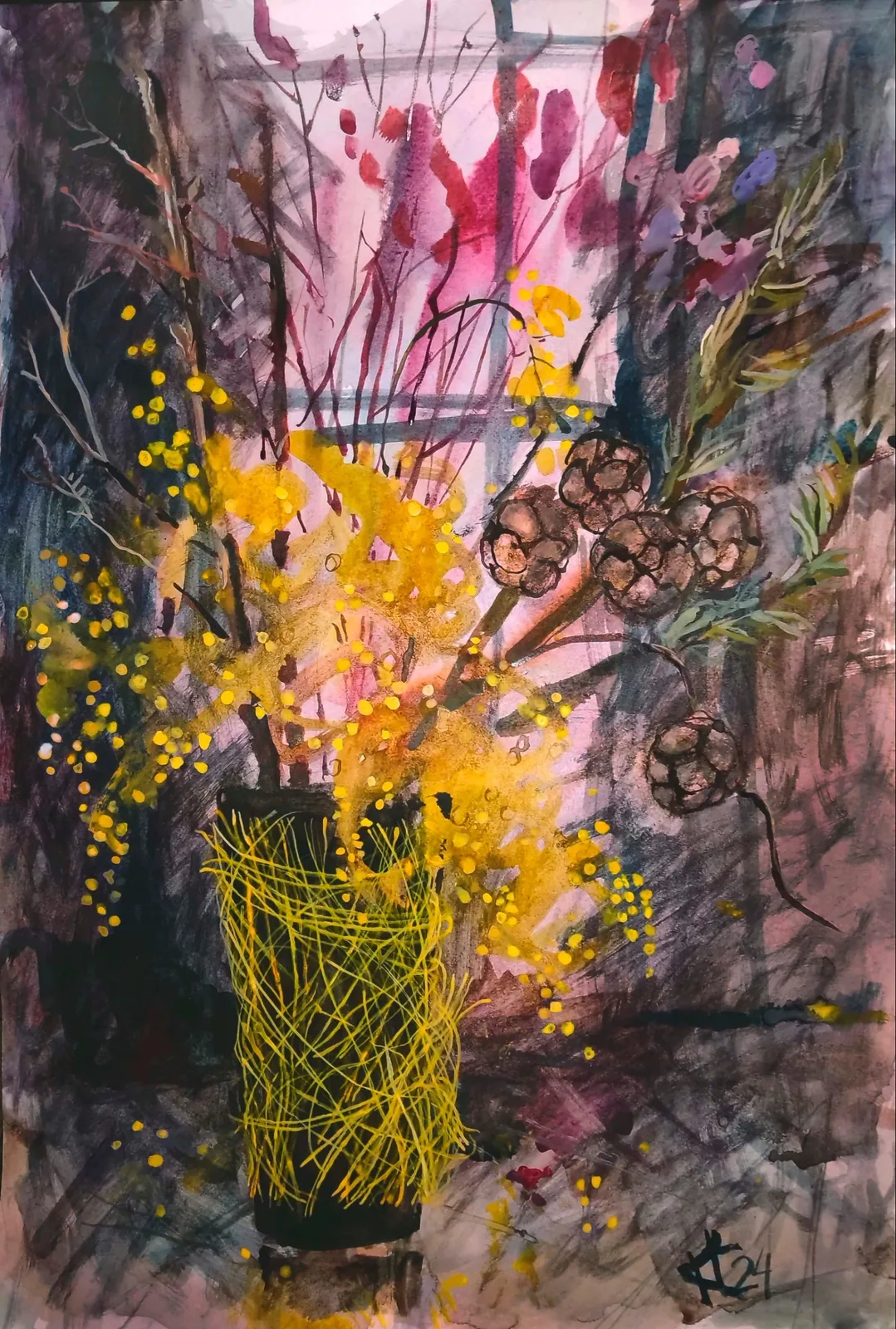 Картина «Мартовским вечером» — Галина Кара, Натюрморт, аукцион Artstore