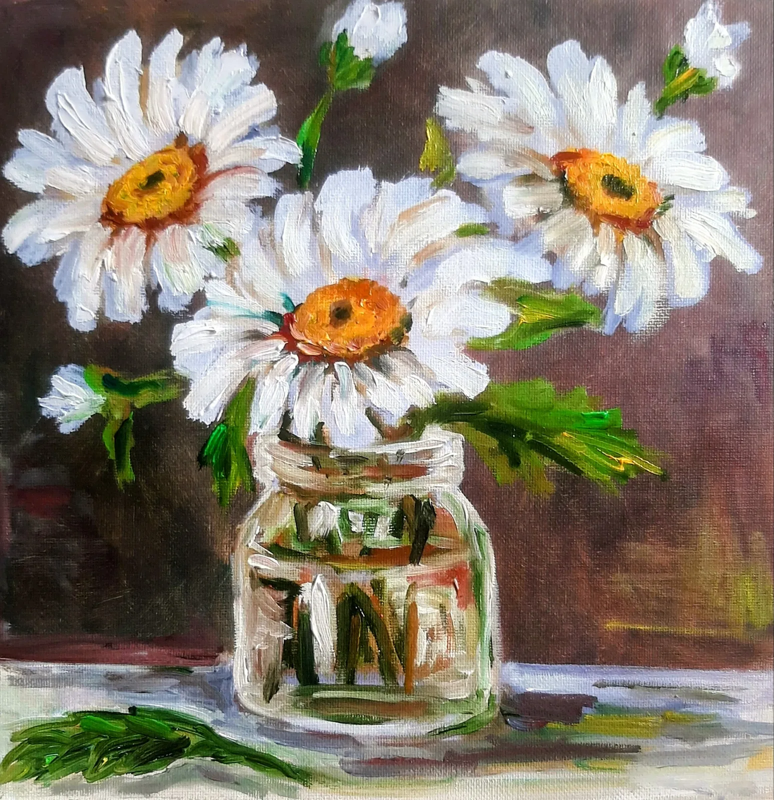Картина «Ромашки» — Татьяна Сырова, Натюрморт, аукцион Artstore