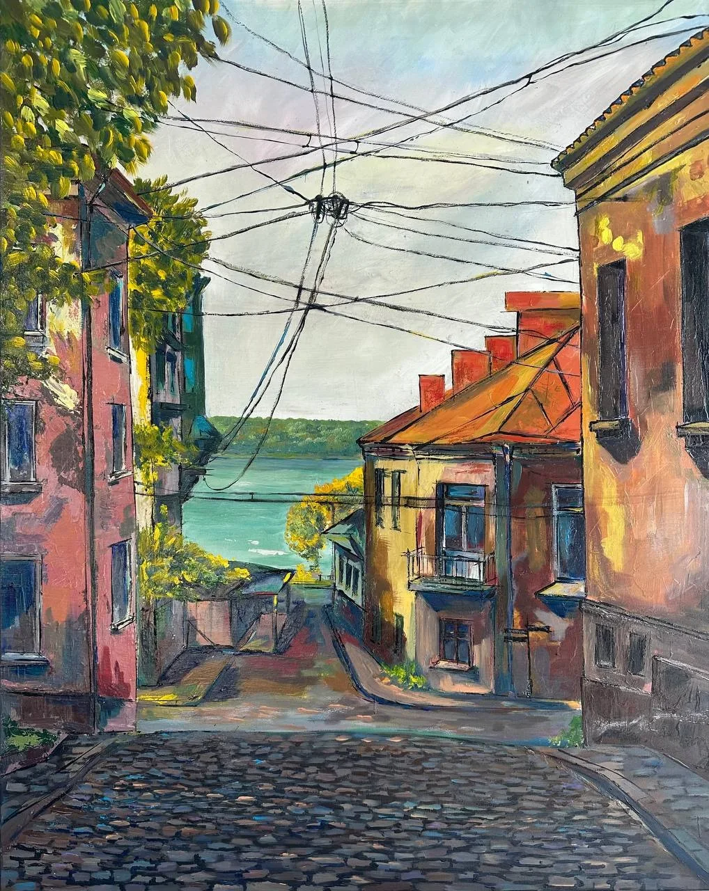 Картина «"Левый берег"» — Ксения Ельчанинова, Пейзаж, аукцион Artstore