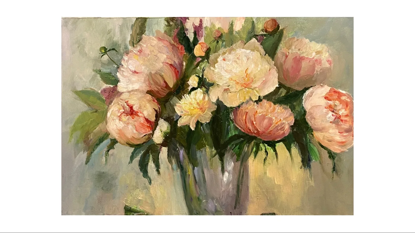 Картина «Пионы» — Анна Восковых, Натюрморт, аукцион Artstore