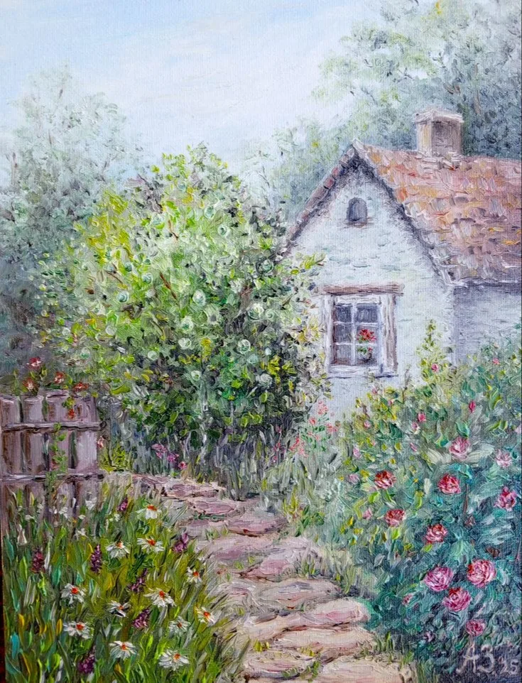 Картина «"Уютное лето"» — Анна Заболотняя, Пейзаж, аукцион Artstore