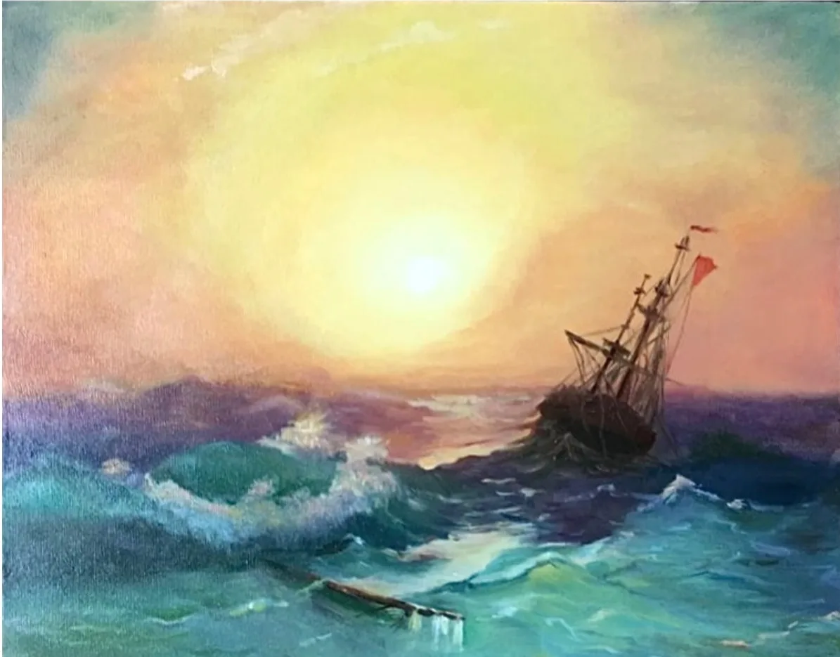 Картина «Морской пейзаж» — Анна Восковых, Пейзаж, аукцион Artstore