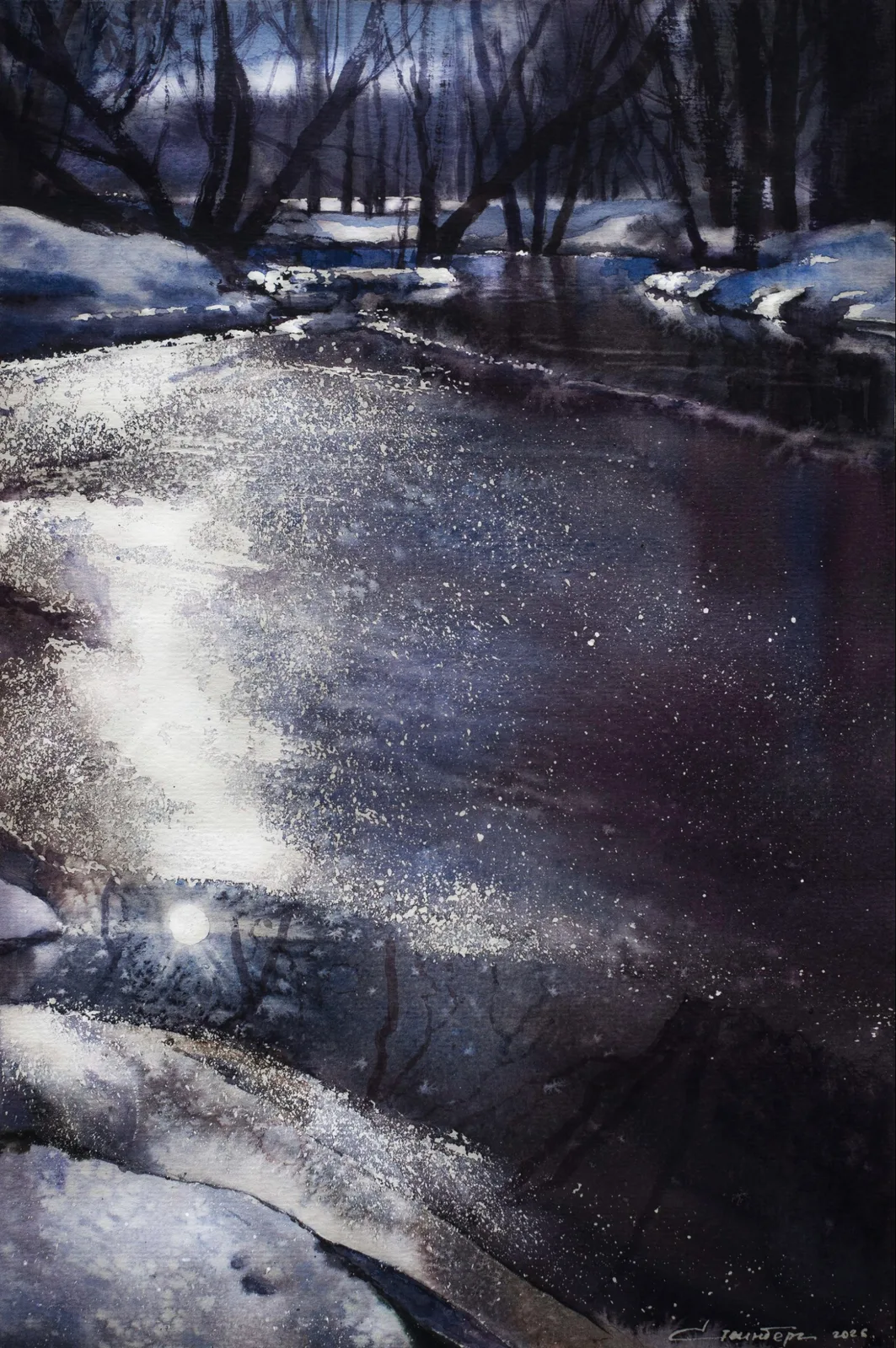 Картина «Пробуждение реки.» — Юлия Стейнберг, Пейзаж, аукцион Artstore