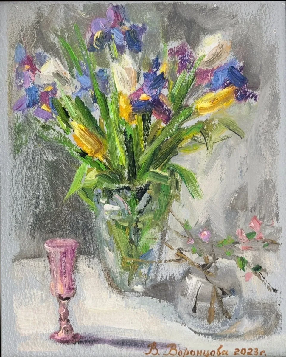 Картина «Весенний натюрморт» — Виктория Воронцова, Натюрморт, аукцион Artstore