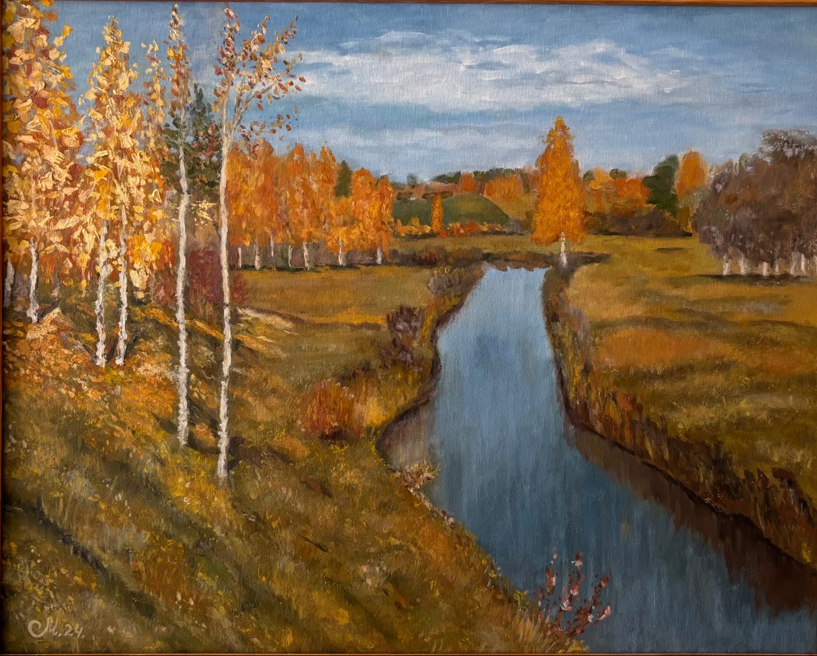 Картина «Золотая осень» — Марина Сметанина, Пейзаж, аукцион Artstore