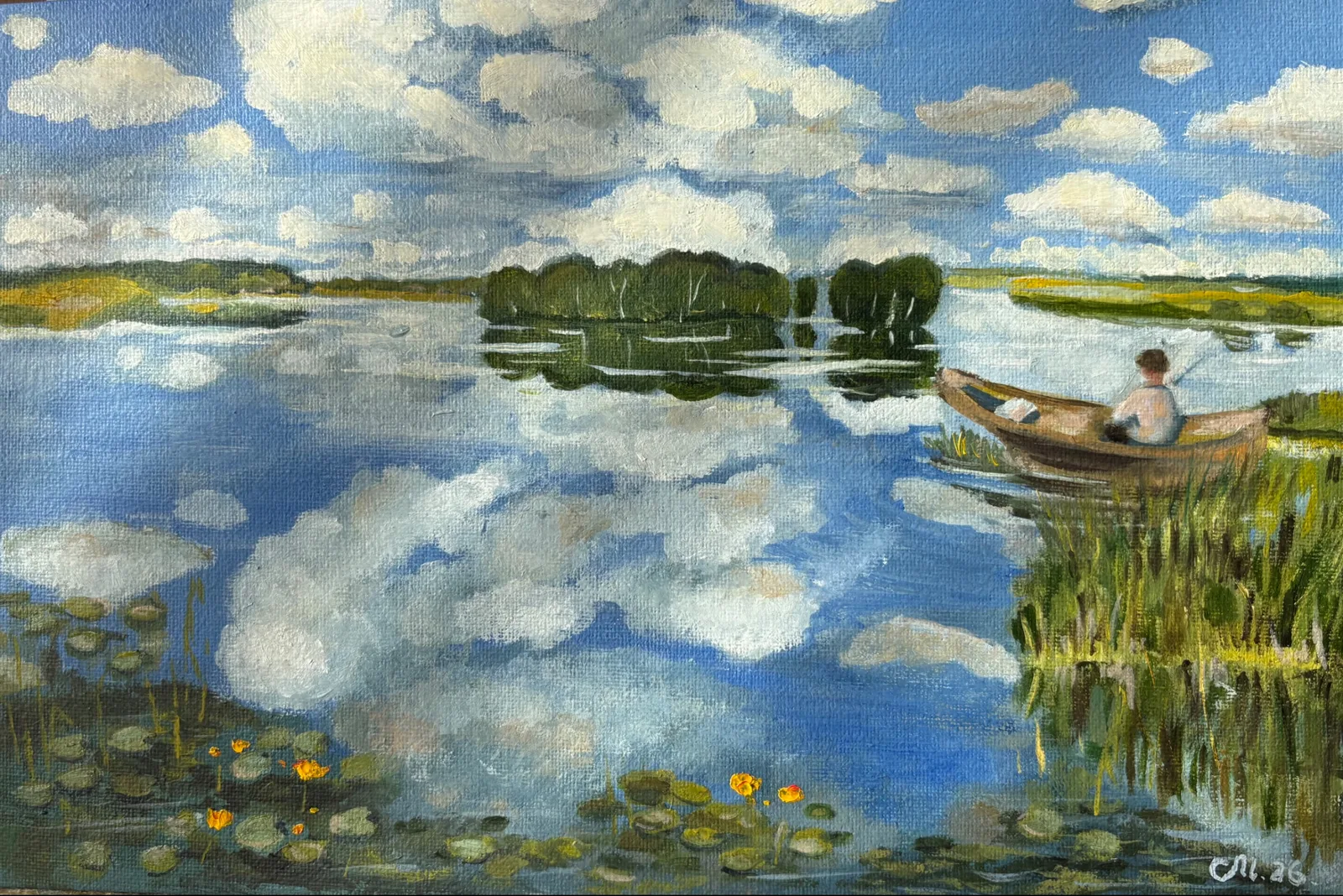 Облачная заводь.