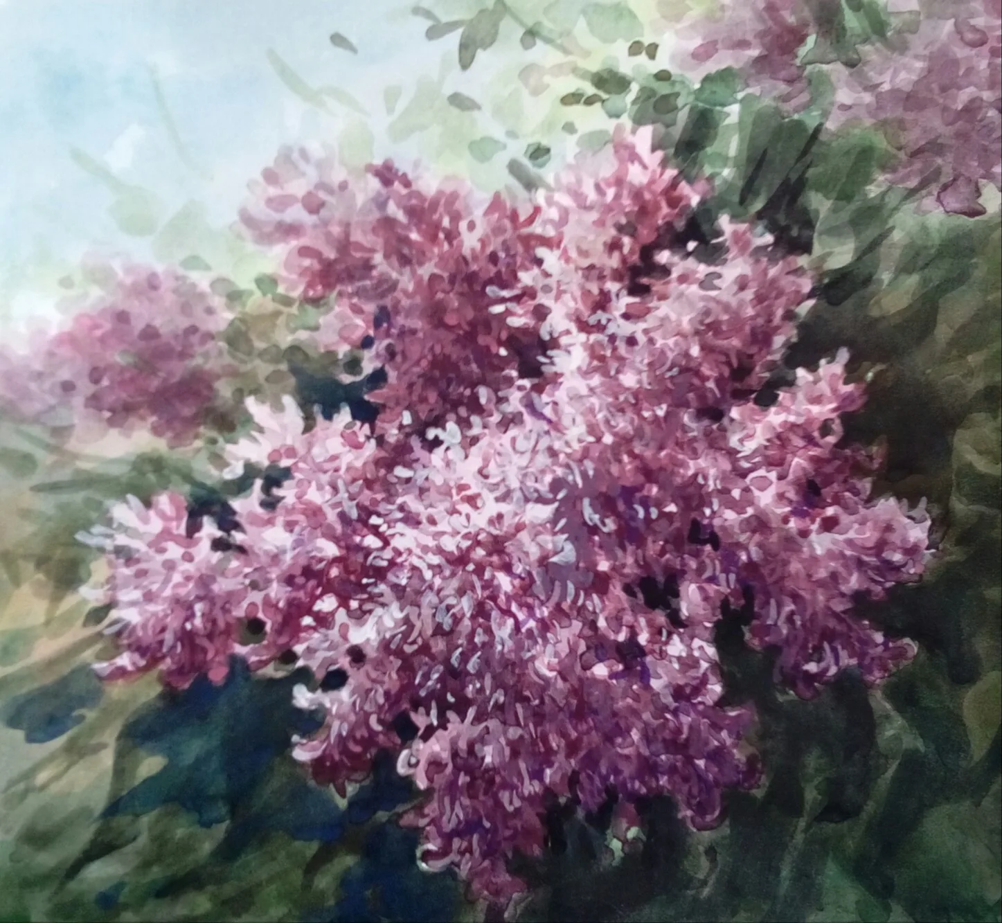 Картина «Сирень» — Павел Масякин, Натюрморт, аукцион Artstore