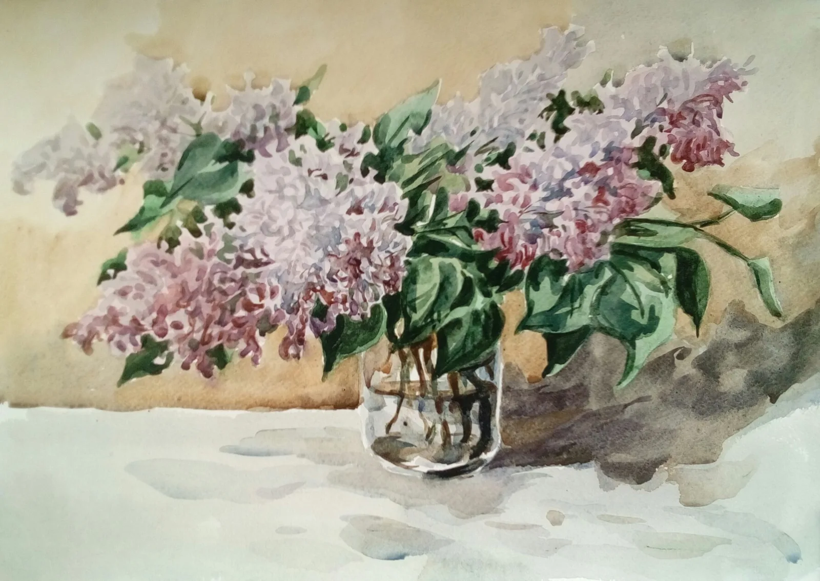 Картина «Сирень в банке» — Павел Масякин, Натюрморт, аукцион Artstore