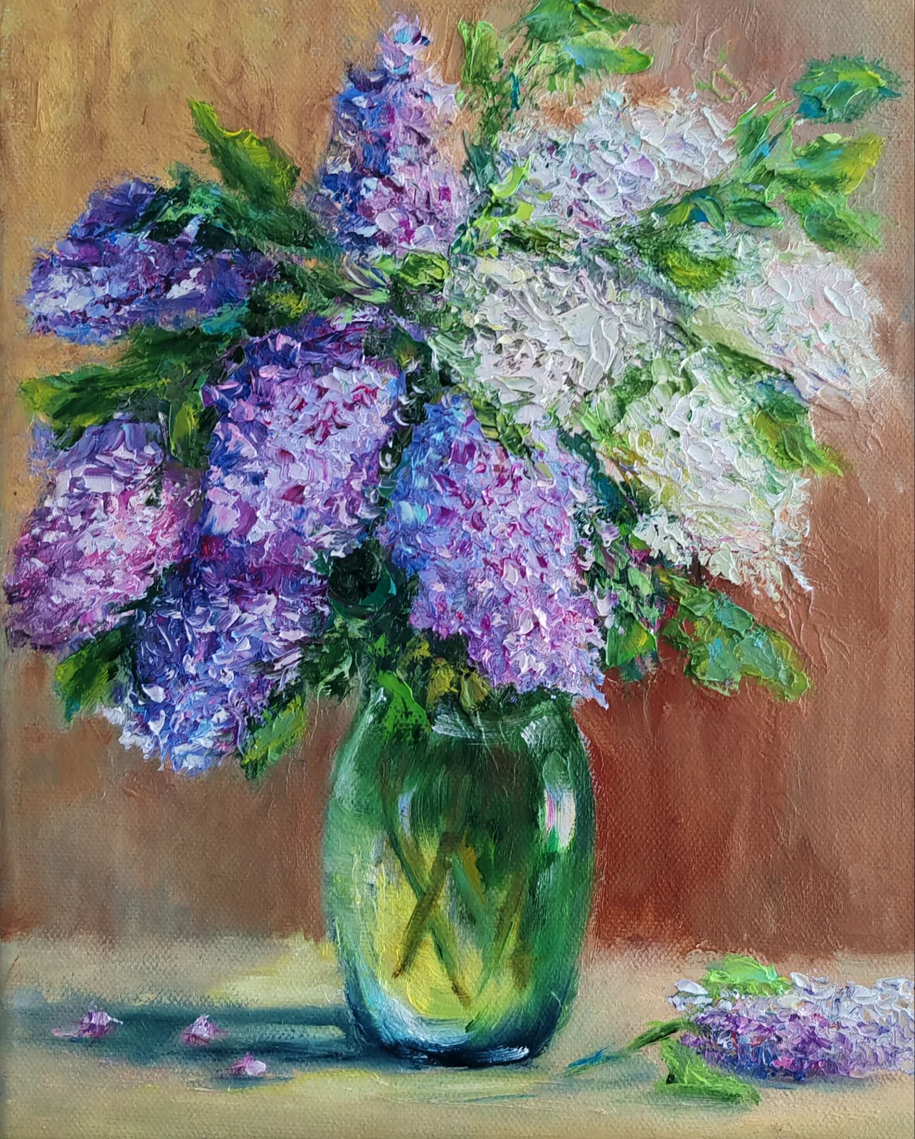 Картина «Сирень» — Елена Малыхина, Натюрморт, аукцион Artstore