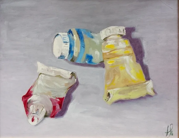 Картина «Тюбики(основные цвета)» — Павел Масякин, Натюрморт, аукцион Artstore