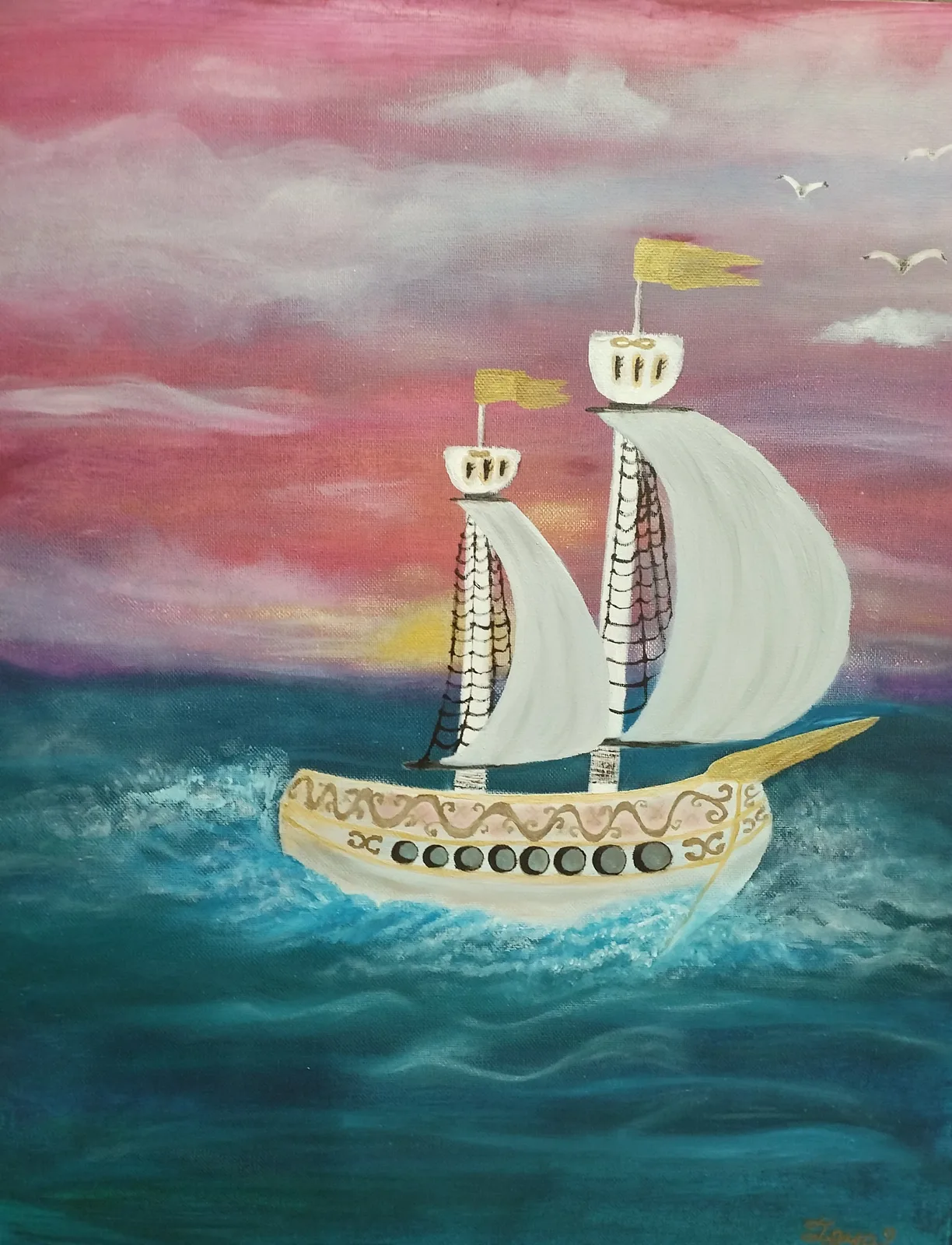 Картина «Караблик» — Зоя Шакирьянова, Пейзаж, аукцион Artstore