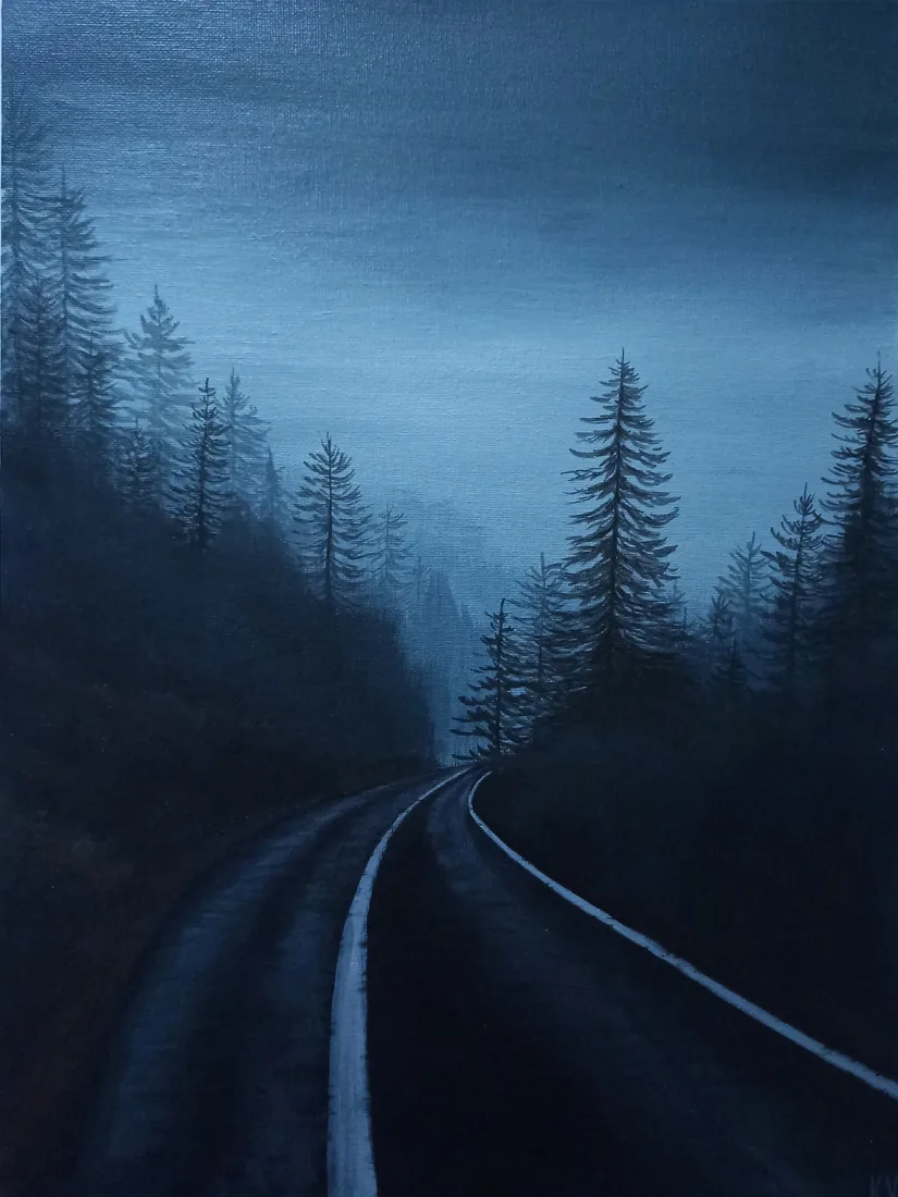 Картина «Дорога домой» — Екатерина Витальская, Пейзаж, аукцион Artstore