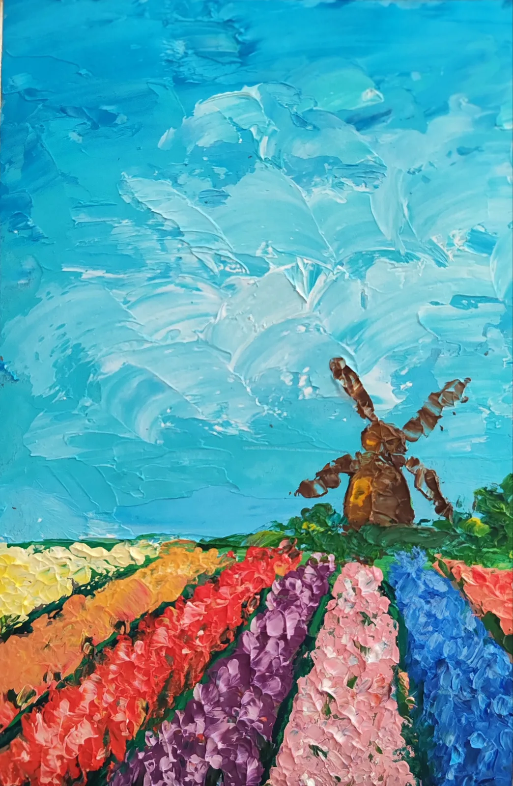 Картина «Тюльпаны» — Елена Малыхина, Пейзаж, аукцион Artstore