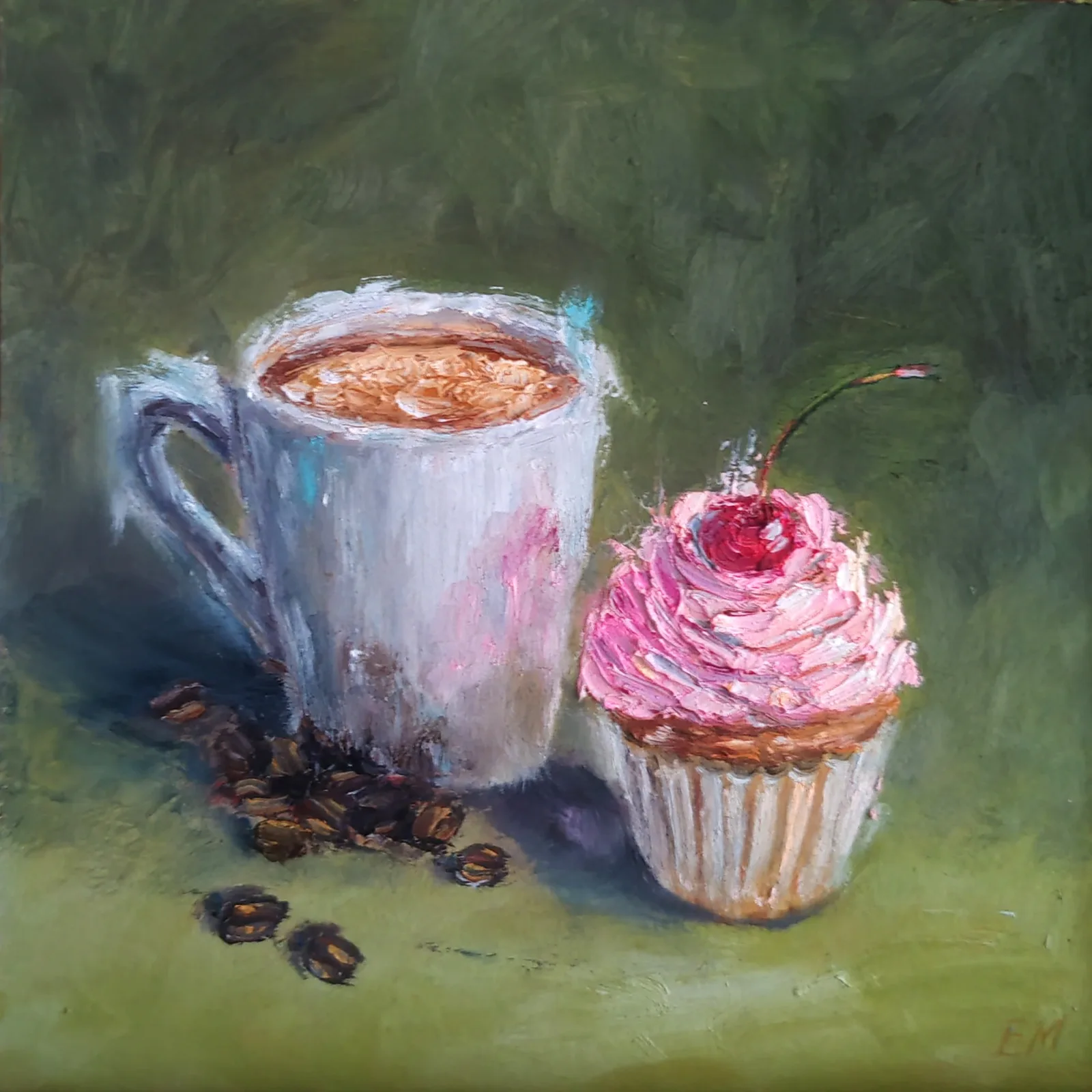 Кофе с пирожным