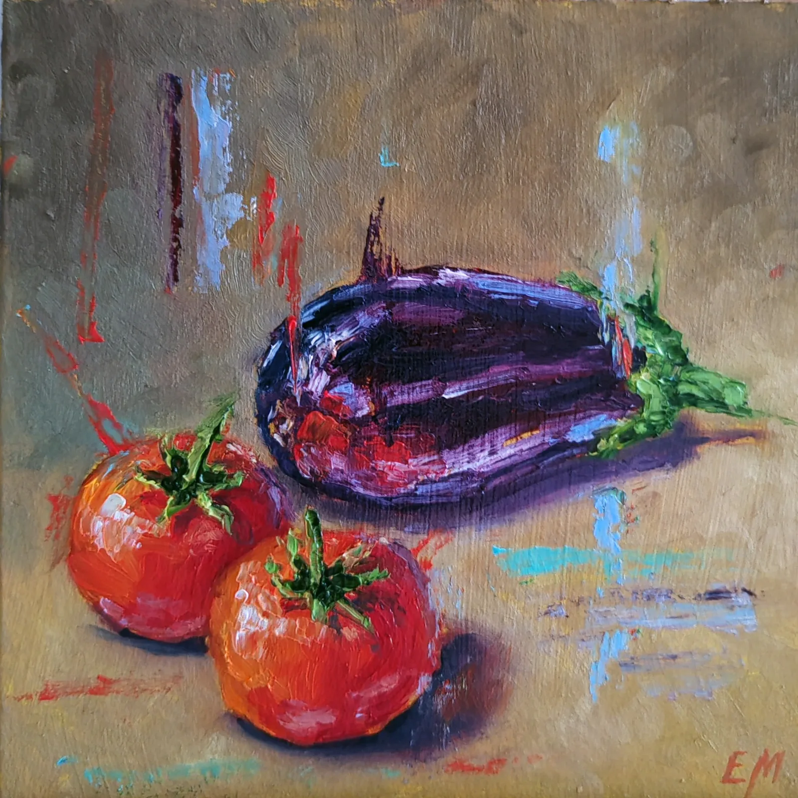 Картина «Овощи с грядки» — Елена Малыхина, Натюрморт, аукцион Artstore