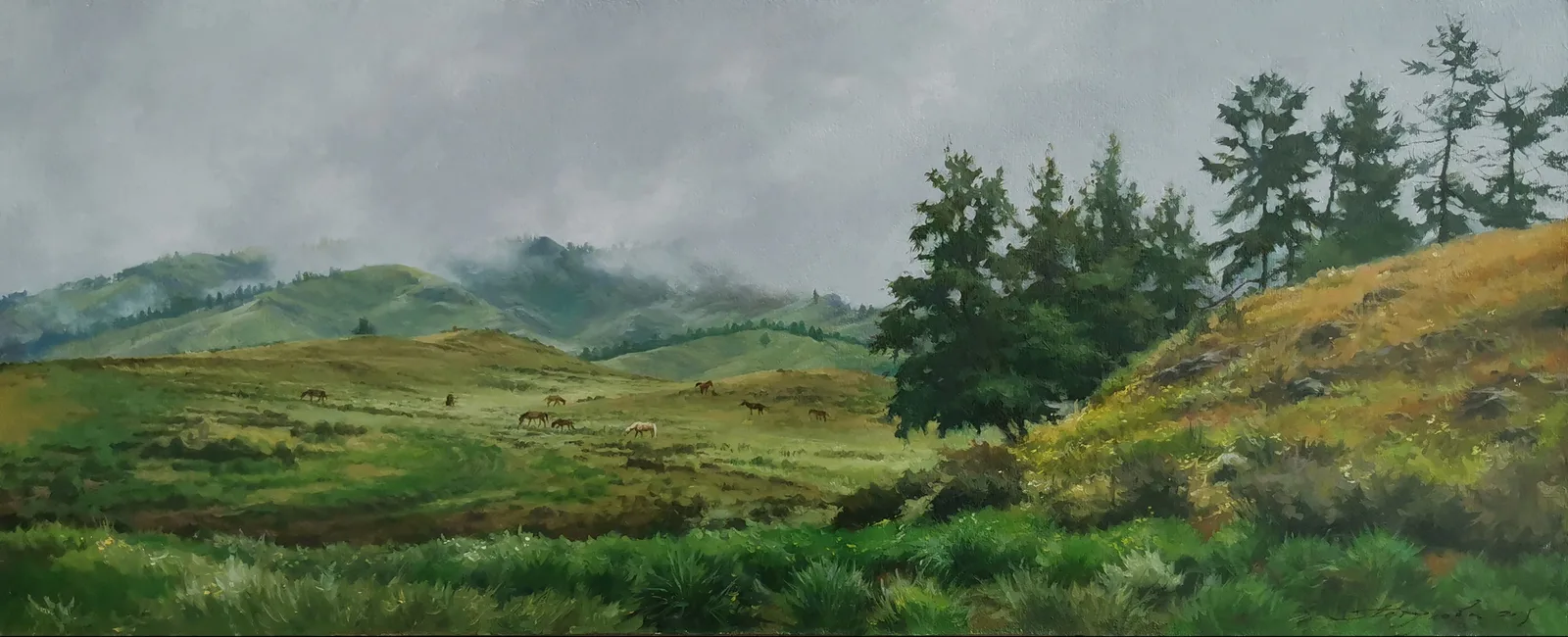 Картина «"Просторы Хакасии."» — Марина Петухова, Пейзаж, аукцион Artstore