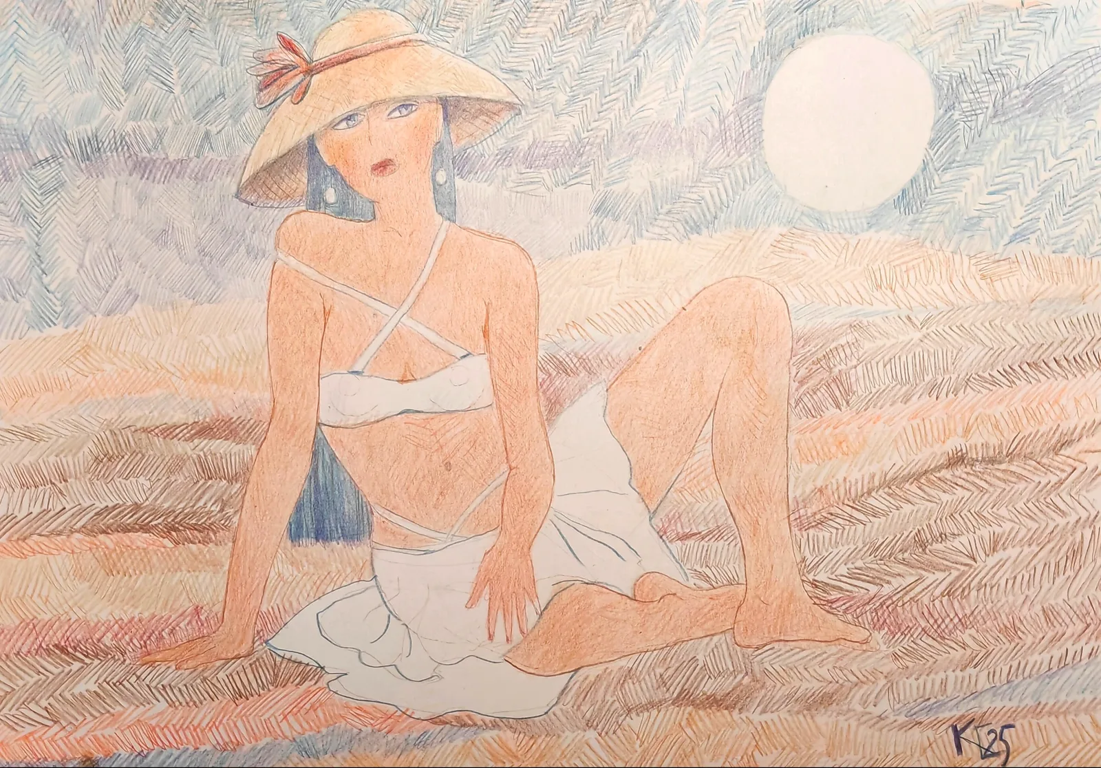 Картина «"Грустно как-то..."» — Галина Кара, Жанровая живопись, аукцион Artstore