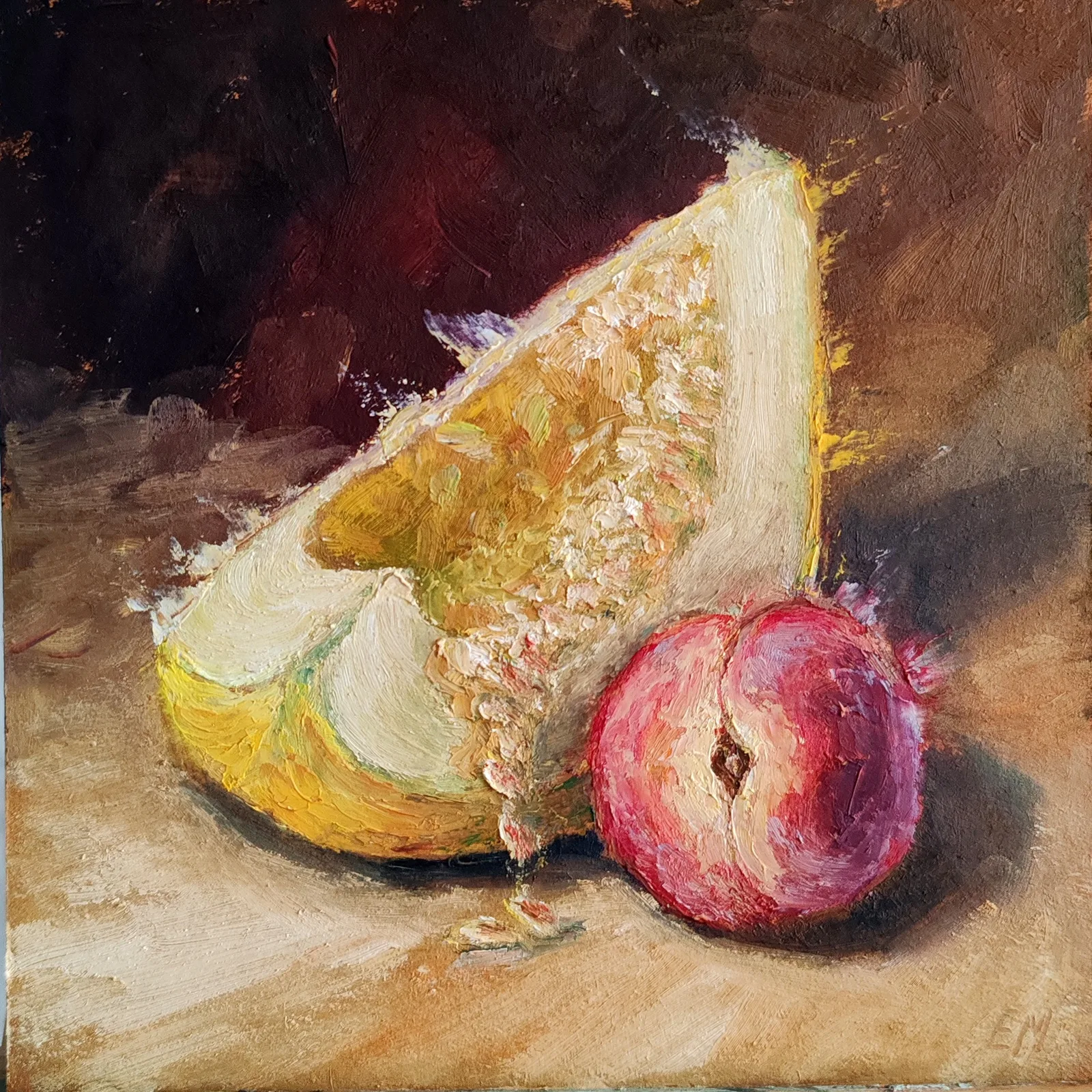 Картина «Дыня» — Елена Малыхина, Натюрморт, аукцион Artstore