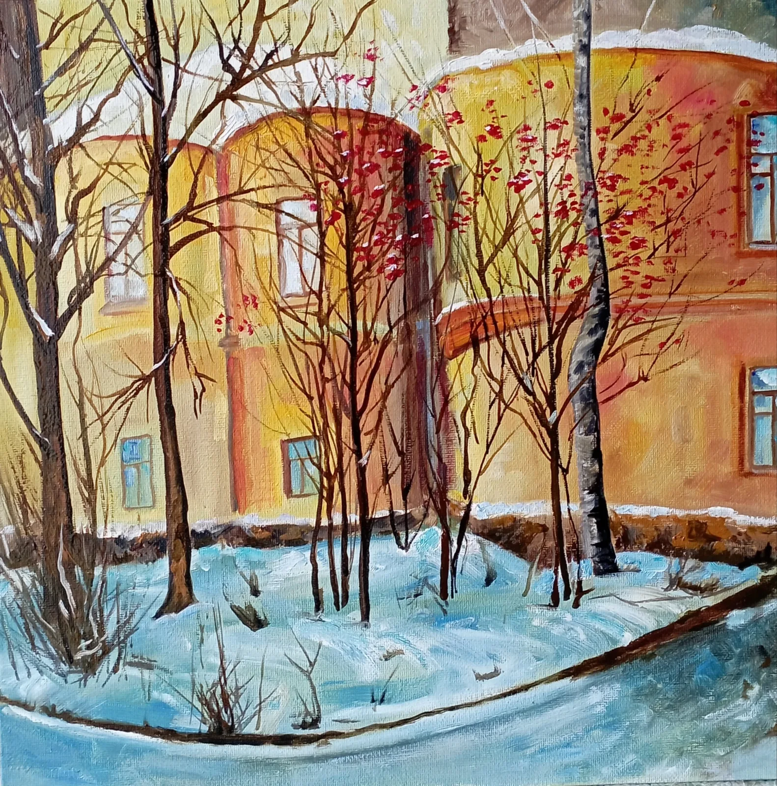 Картина «Провинциальный дворик.» — Татьяна Мельгунова, Пейзаж, аукцион Artstore