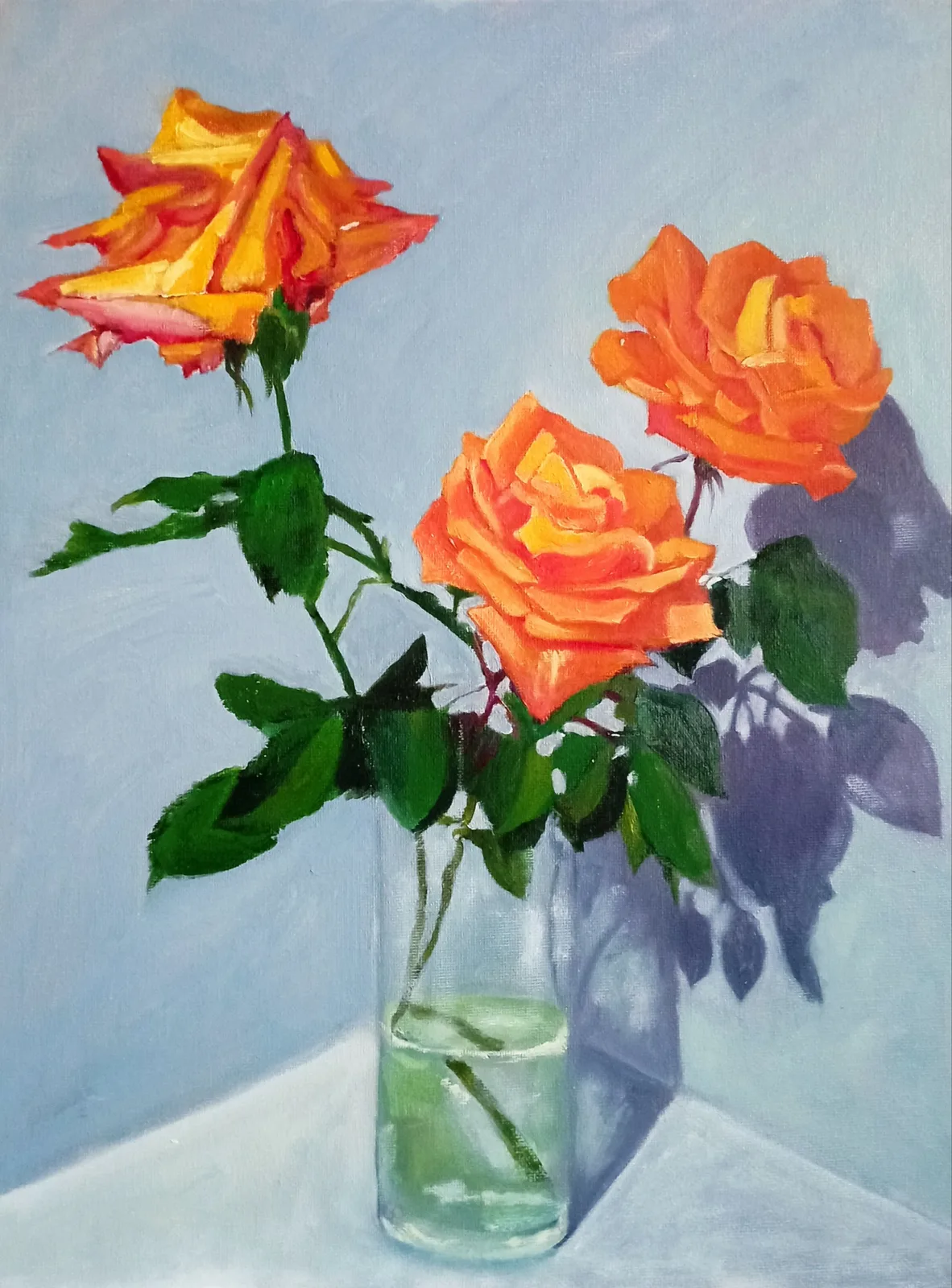 Картина «Розы моего сада.» — Татьяна Мельгунова, Натюрморт, аукцион Artstore