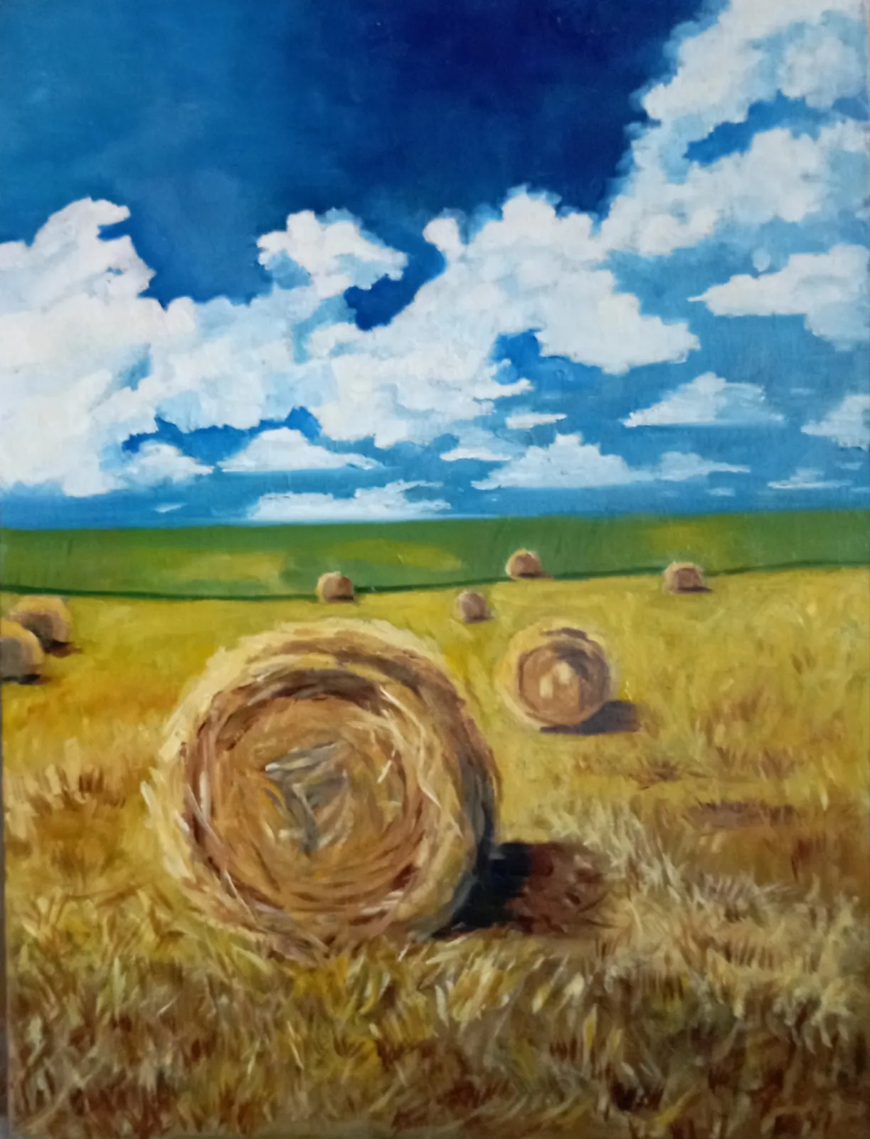 Картина «Сено» — Татьяна Мельгунова, Пейзаж, аукцион Artstore