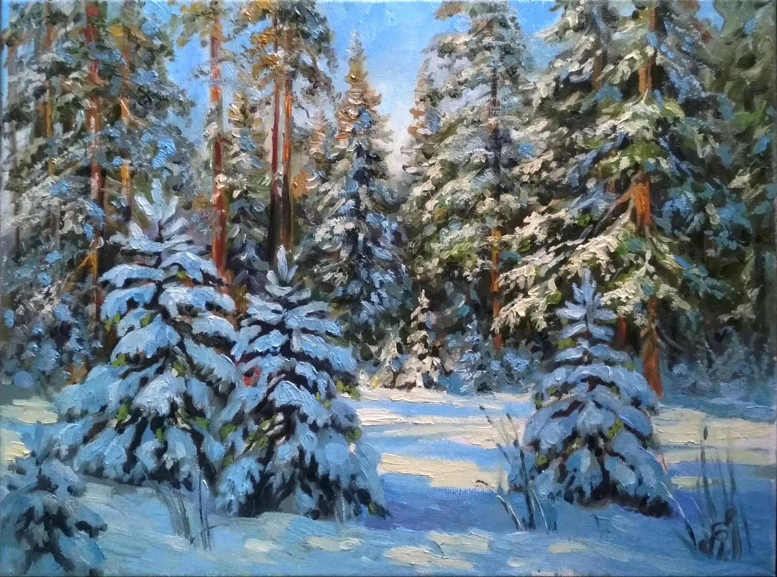 Картина «"Солнечная поляна"» — Елена Лаушкина, Пейзаж, аукцион Artstore