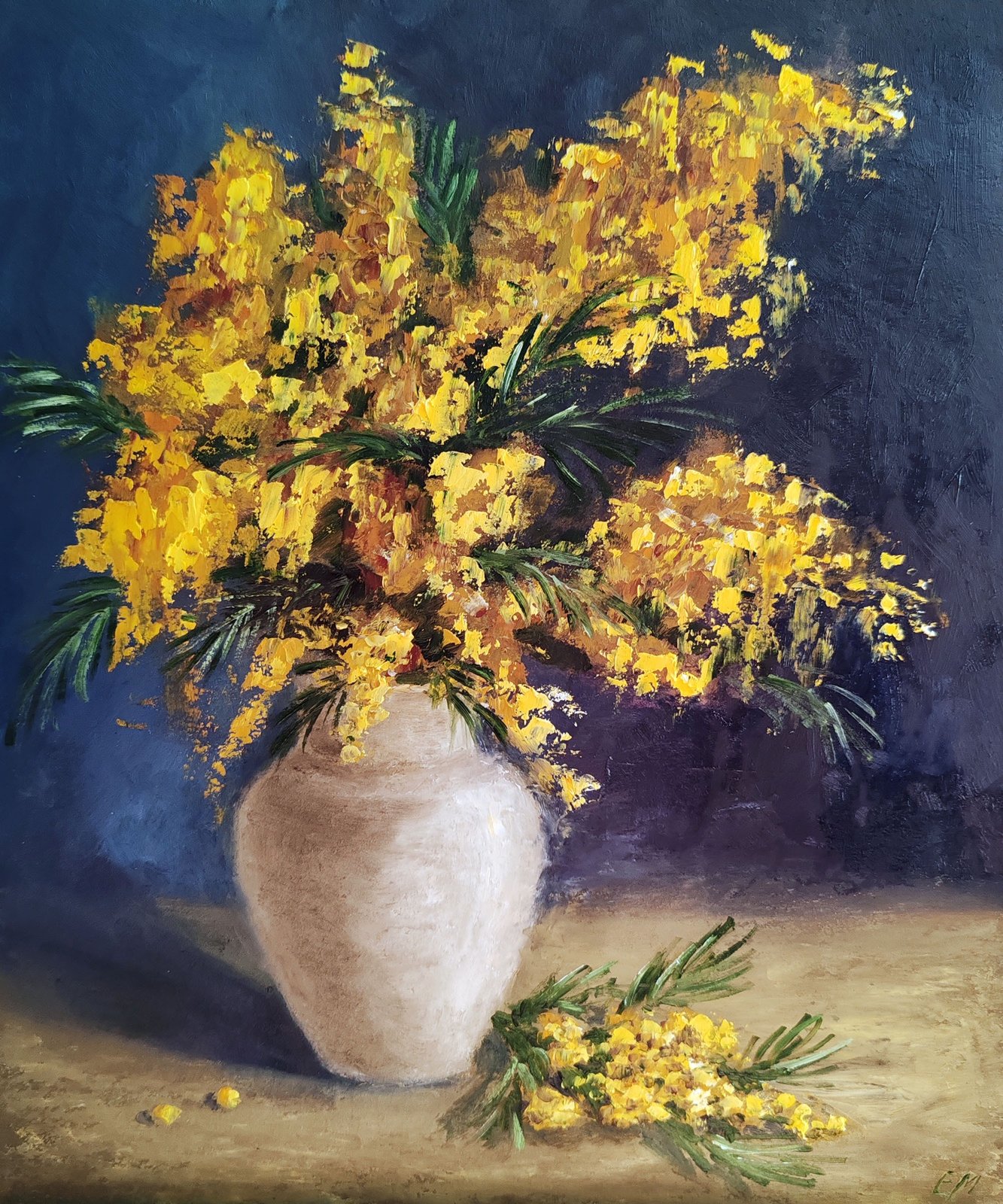 Картина «Мимоза» — Елена Малыхина, Натюрморт, аукцион Artstore