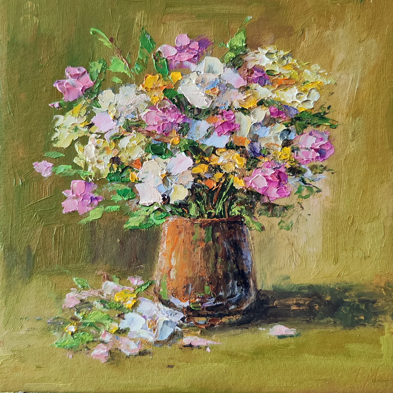 Картина «Летний букет» — Елена Малыхина, Натюрморт, аукцион Artstore