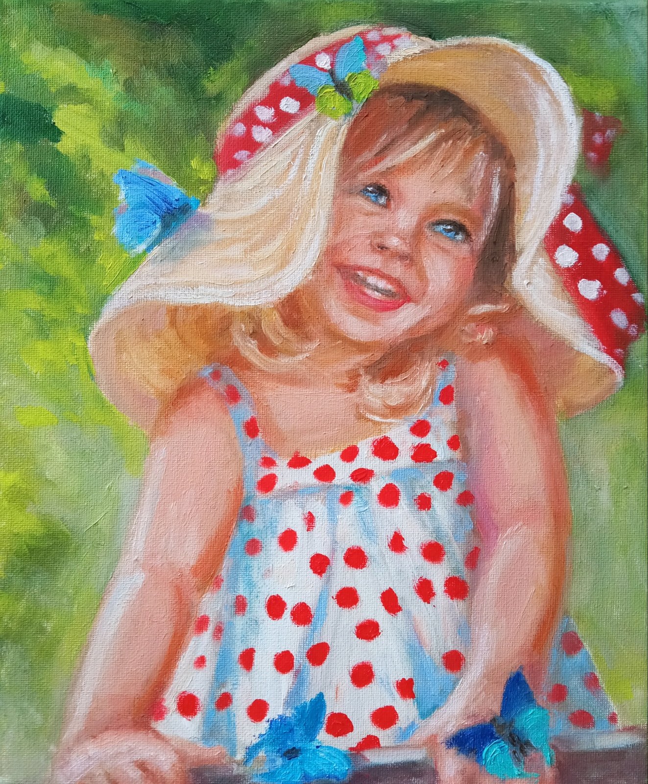 Картина «Дело в шляпе» — Лана Саулина, Портрет, аукцион Artstore