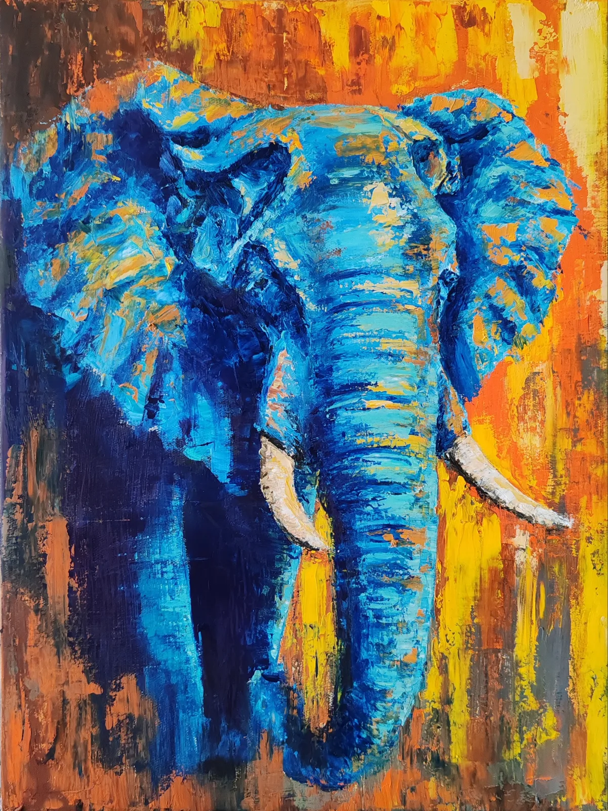 Картина «Слон» — Елена Малыхина, Анималистика, аукцион Artstore