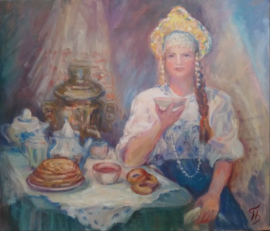 Картина «Масленица» — Наталия Руднева, Жанровая живопись, аукцион Artstore