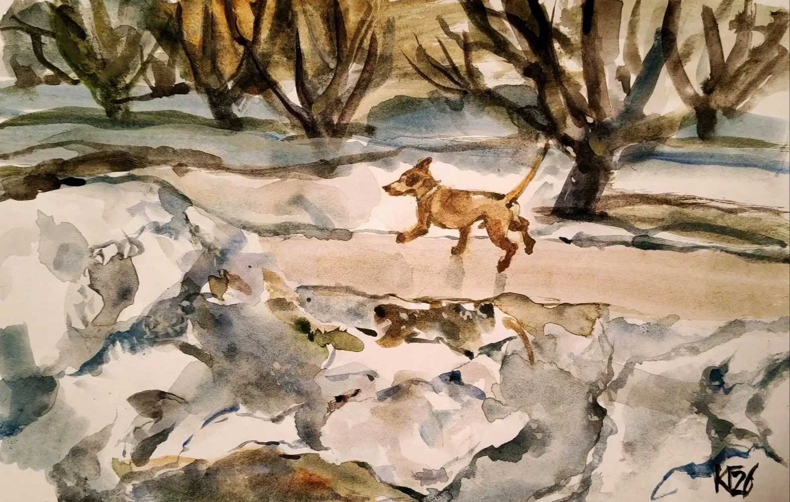 Картина «Мартовские прогулки» — Галина Кара, Жанровая живопись, аукцион Artstore