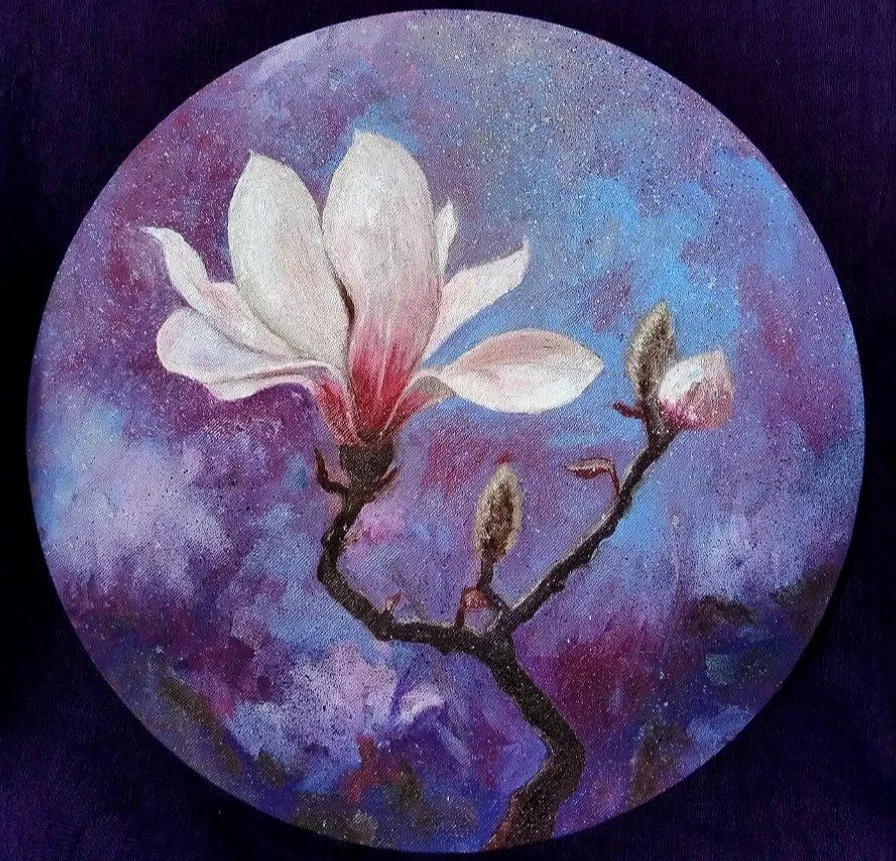 Картина «Цветок магнолии суланджа» — Lalena Valo, Натюрморт, аукцион Artstore