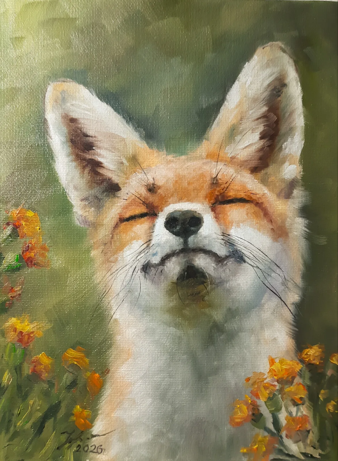 Картина «Блаженство» — Юлия Уфимцева, Анималистика, аукцион Artstore