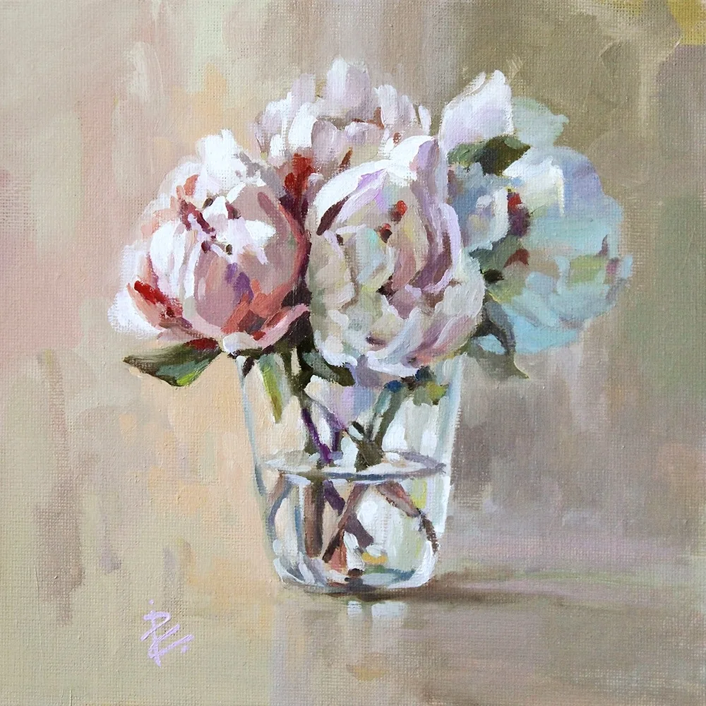 Картина «Пионы» — Светлана Рогозина, Натюрморт, аукцион Artstore
