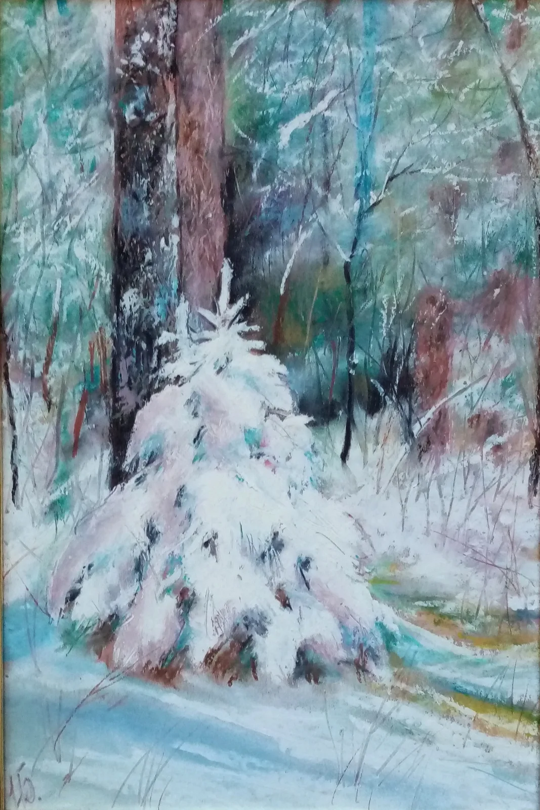 Зимний лес. Оттепель.