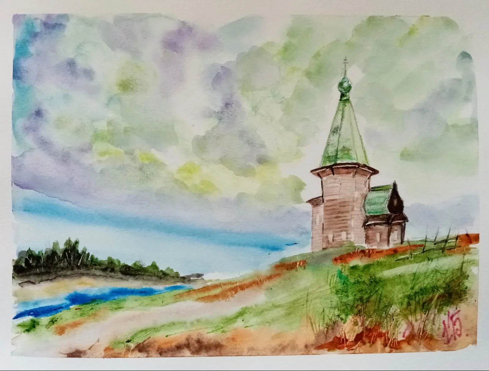 Картина «Часовня.» — Игорь Балабанов, Пейзаж, аукцион Artstore