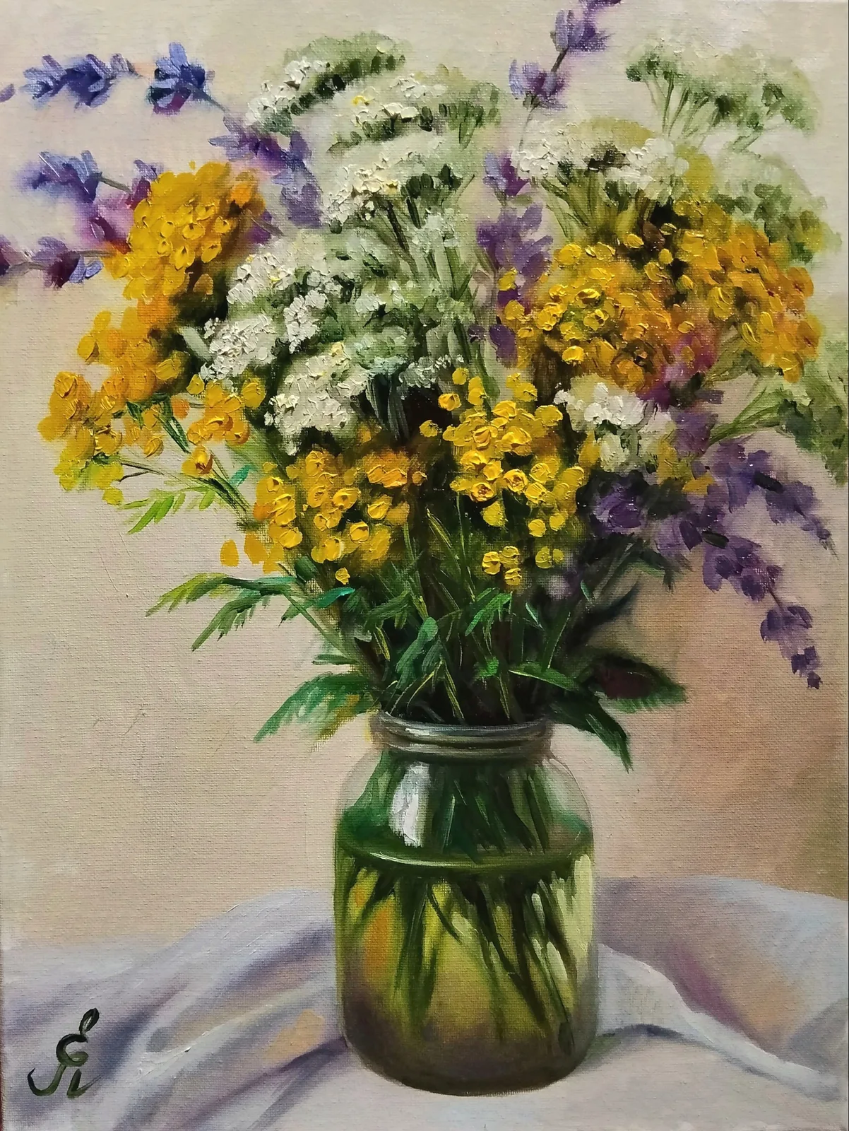 Картина «"Полевой букетик"» — Елена Лаушкина, Натюрморт, аукцион Artstore