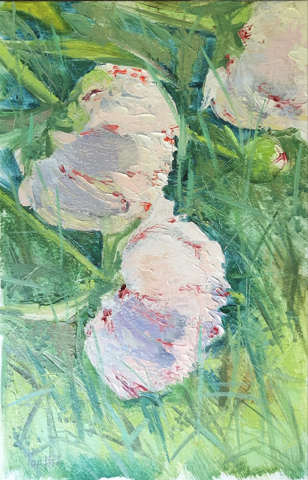 Картина «Розовые пионы после дождя» — Анна Горенкова, Натюрморт, аукцион Artstore