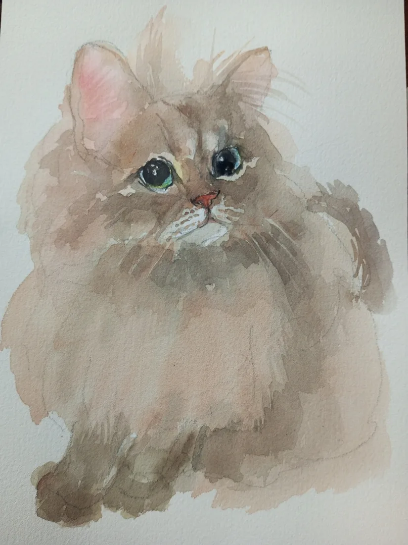 Картина «Котенок» — Валентина Ситникова, Анималистика, аукцион Artstore