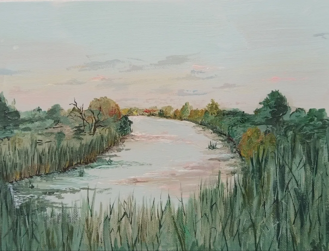 Картина «Тихая заводь» — Анна Овчинникова, Пейзаж, аукцион Artstore