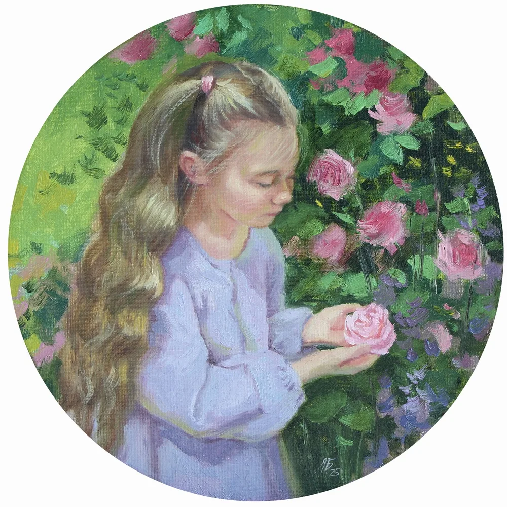 Картина «Розовый куст» — Любовь Быченко, Портрет, аукцион Artstore